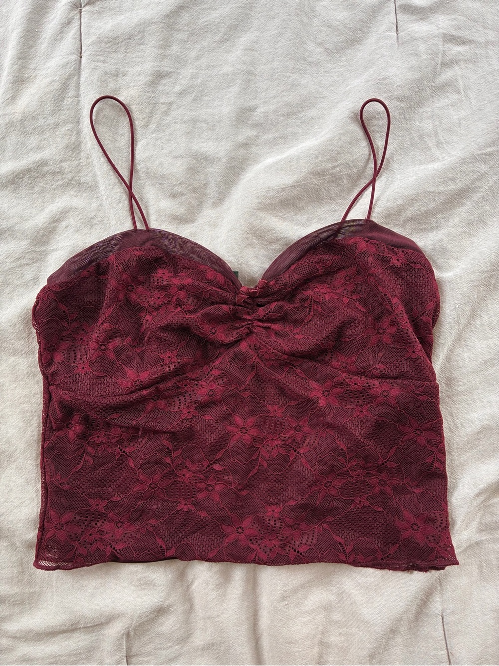 Lacy crop top